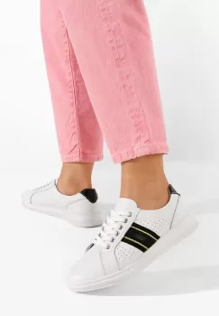 Pantofi casual dama piele Trieste V4 albi imagine