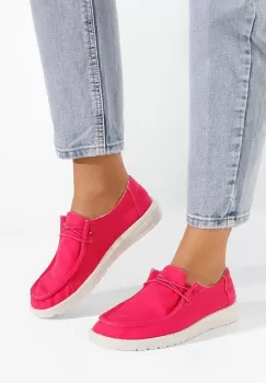 Pantofi casual dama Velonia fucsia imagine