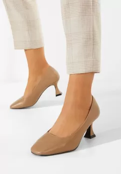 Pantofi cu toc kaki Quintana imagine