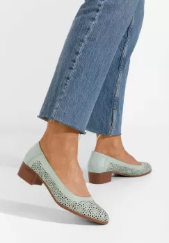 Pantofi dama piele Admire turcoaz imagine