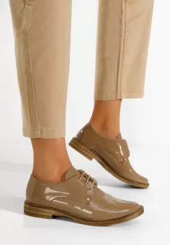 Pantofi derby piele Otivera V3 maro imagine