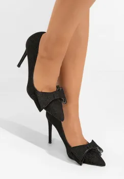 Pantofi stiletto Olimpia negri imagine