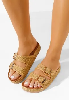 Papuci dama Caellia kaki imagine