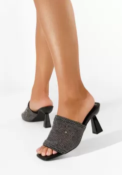 Papuci dama eleganti Azelia negri imagine