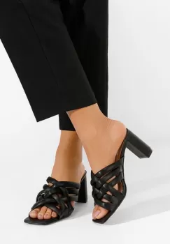 Papuci dama eleganti Irola negri imagine