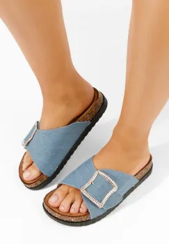 Papuci dama Jomarys denim imagine