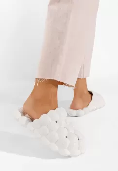 Papuci dama Kalona albi imagine