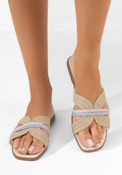 Papuci fara toc Dyonna bej imagine