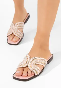 Papuci fara toc Ingryd roz imagine