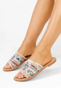 Papuci fara toc Tatyana multicolori imagine