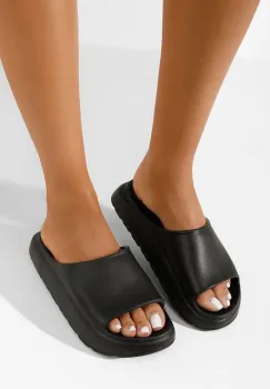 Papuci plaja dama Pelara negri imagine