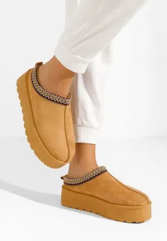 Saboti dama Comfy V4 camel imagine