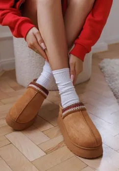 Saboti dama cu platforma Frovia camel imagine