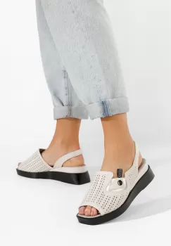 Sandale cu platforma Tonara B bej imagine