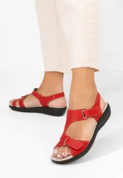 Sandale dama Ricarda rosii imagine