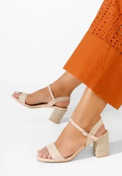 Sandale dama Timaresa bej imagine