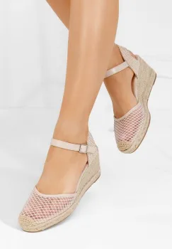 Sandale tip espadrile Shellyana bej imagine