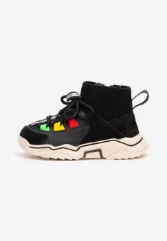 Sneakers baieti Joyan negri imagine