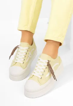 Sneakers cu platforma Altamira galbeni imagine