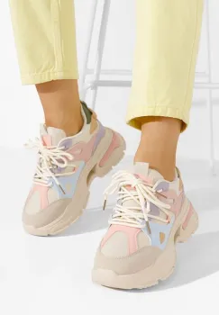 Sneakers cu platforma Elpida multicolori imagine