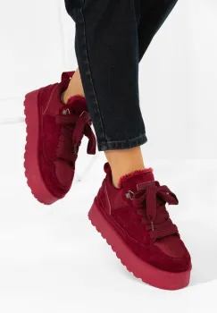 Sneakers cu platforma Isariel grena imagine