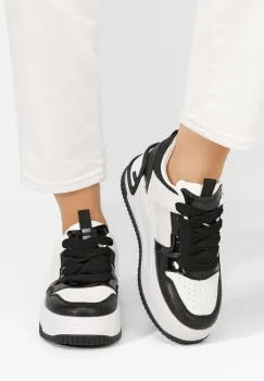 Sneakers cu platforma Jenyffer negri imagine