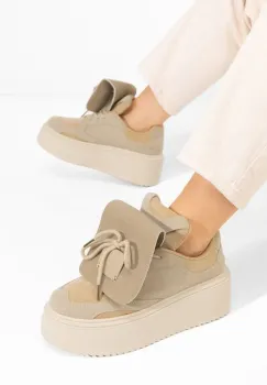 Sneakers cu platforma Oliveia kaki imagine