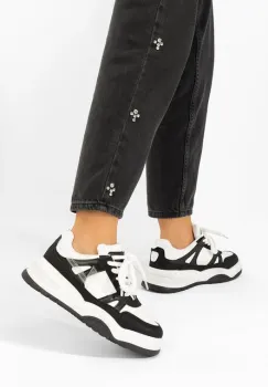 Sneakers cu platforma Taniela negri imagine