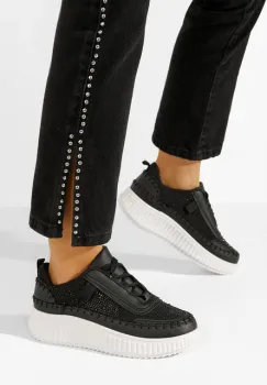 Sneakers cu platforma Tenerife V3 negri imagine