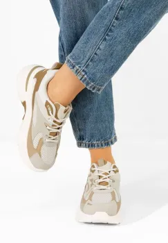 Sneakers cu platforma Zoriva kaki imagine