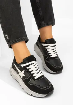 Sneakers dama Alyza negri imagine