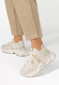 Sneakers dama Andrasta bej imagine