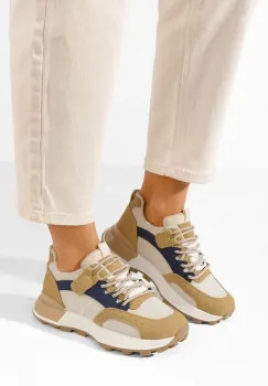 Sneakers dama Azuria S bej imagine
