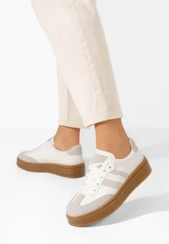 Sneakers dama Baryba albi imagine