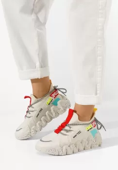 Sneakers dama Caledonia bej imagine