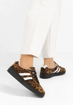 Sneakers dama Dalene leopard imagine