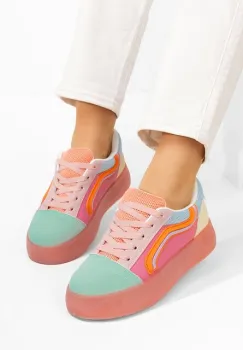 Sneakers dama Davira multicolori imagine