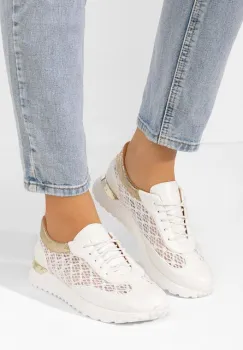 Sneakers dama Deena V2 albi imagine