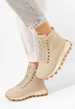 Sneakers dama Dorineia bej imagine