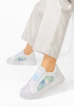 Sneakers dama Florri albi imagine