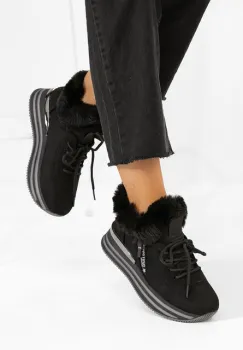 Sneakers dama imblaniti Axira negri imagine