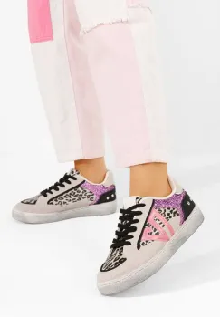 Sneakers dama Jamesha bej imagine