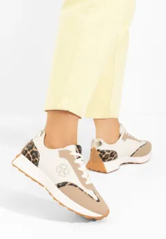 Sneakers dama Janelsa leopard imagine