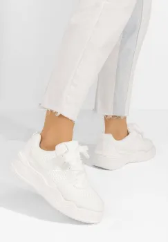 Sneakers dama Jerisa albi imagine