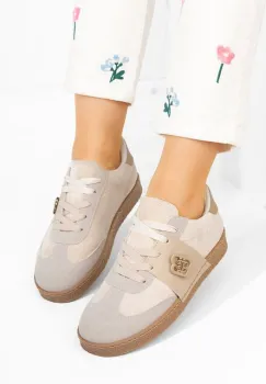 Sneakers dama Kathea bej imagine