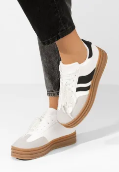 Sneakers dama Keiko albi imagine