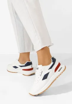 Sneakers dama Lavonna albi imagine