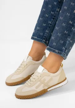 Sneakers dama Loriva bej imagine