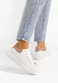 Sneakers dama Lucila champagne imagine