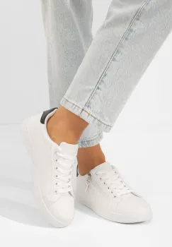 Sneakers dama Maeia albi imagine